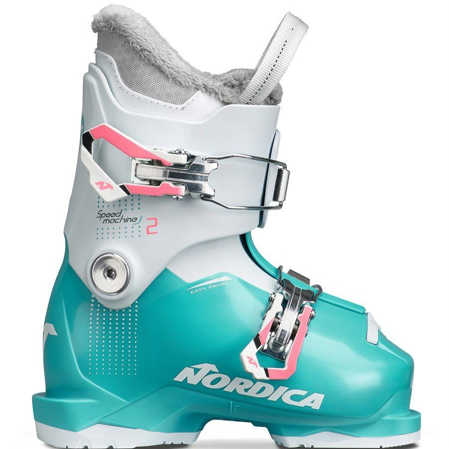 Snowsports * | Nordica Speedmachine J 2 Ski Boots Kids' 2023 Light Blue /White /Pink