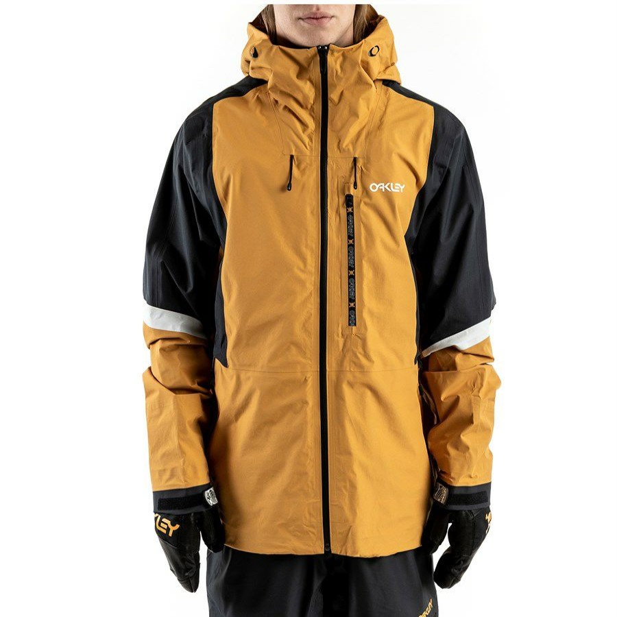 Apparel * | Oakley Tc Gunn Shell Jacket Gold Yellow