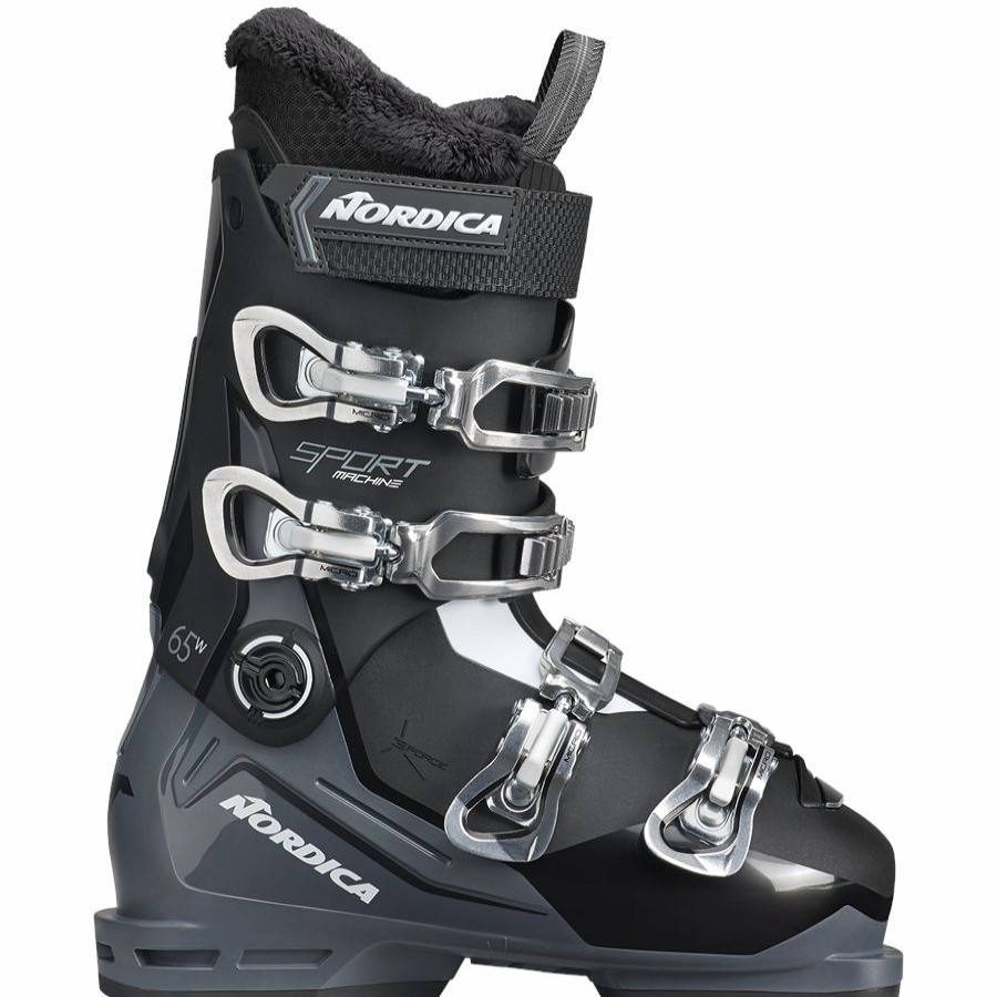 Snowsports * | Nordica Sportmachine 3 65 W Ski Boots Women'S 2023 Black /Anthracite /White