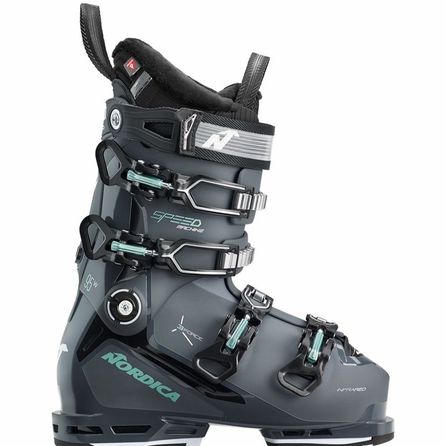 Snowsports * | Nordica Speedmachine 3 95 Ski Boots Women'S 2023 Anthracite /Black /Green