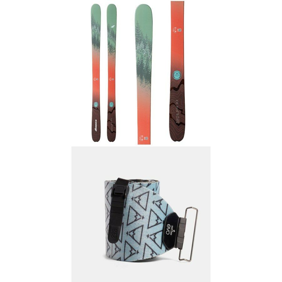 Snowsports * | Nordica Santa Ana 93 Unlimited Skis Women'S 2023 + Evo X Pomoca Pro Glide Climbing Skins Blue