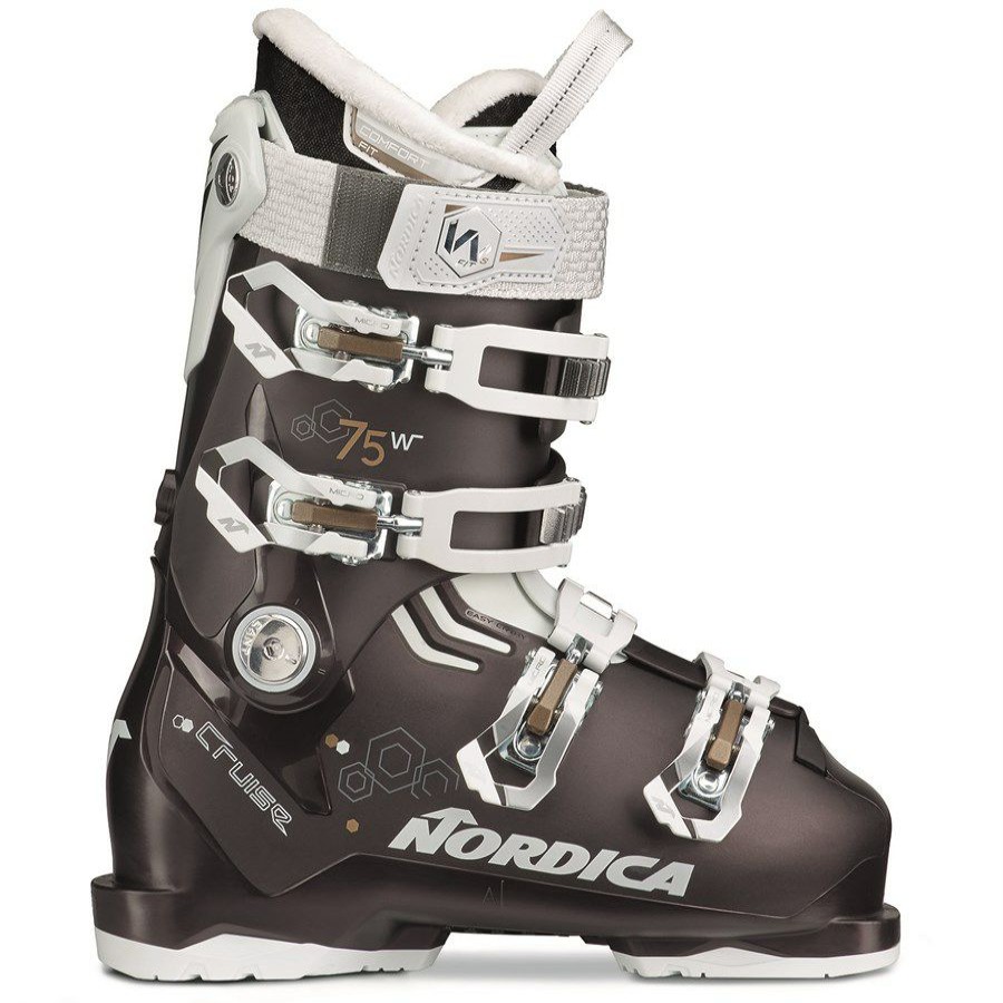 Snowsports * | Nordica Cruise 75 W Ski Boots Women'S 2023 Black /White /Bronze