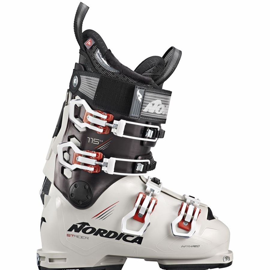 Snowsports * | Nordica Strider 115 W Dyn Alpine Touring Ski Boots Women'S 2023 Ivory /Black /Paprika