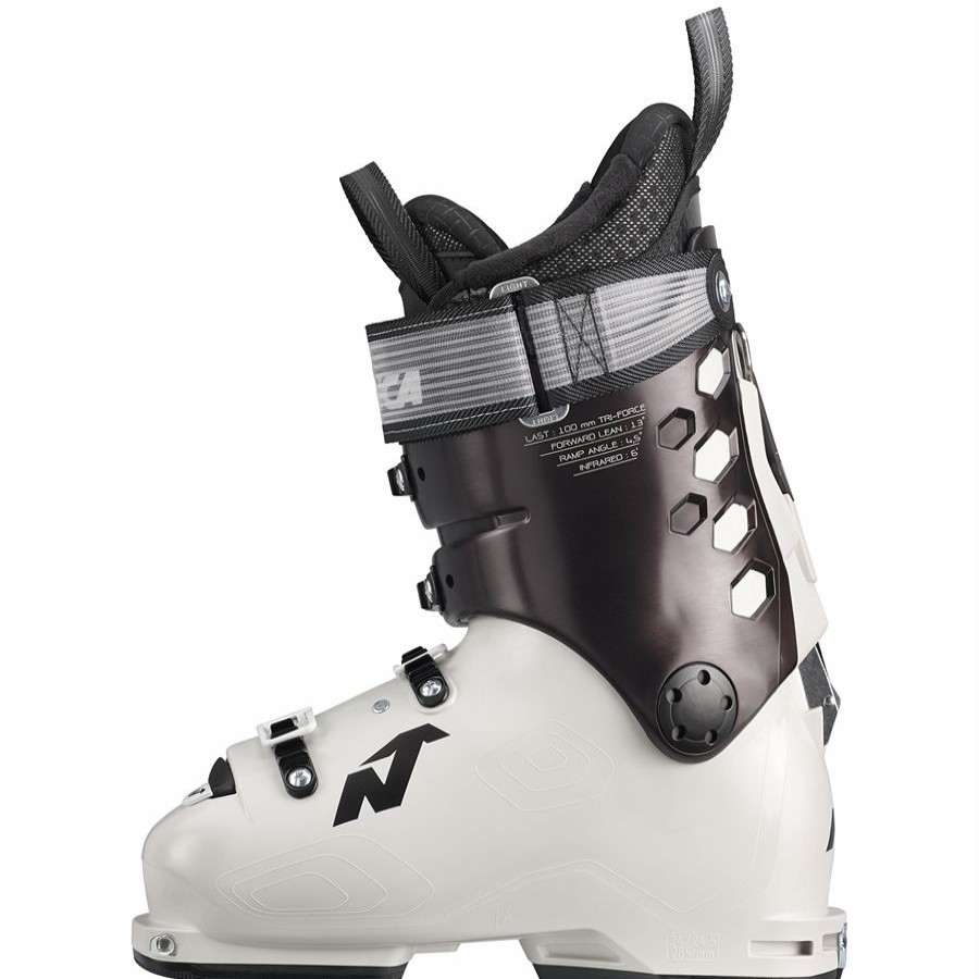 Snowsports * | Nordica Strider 115 W Dyn Alpine Touring Ski Boots Women'S 2023 Ivory /Black /Paprika