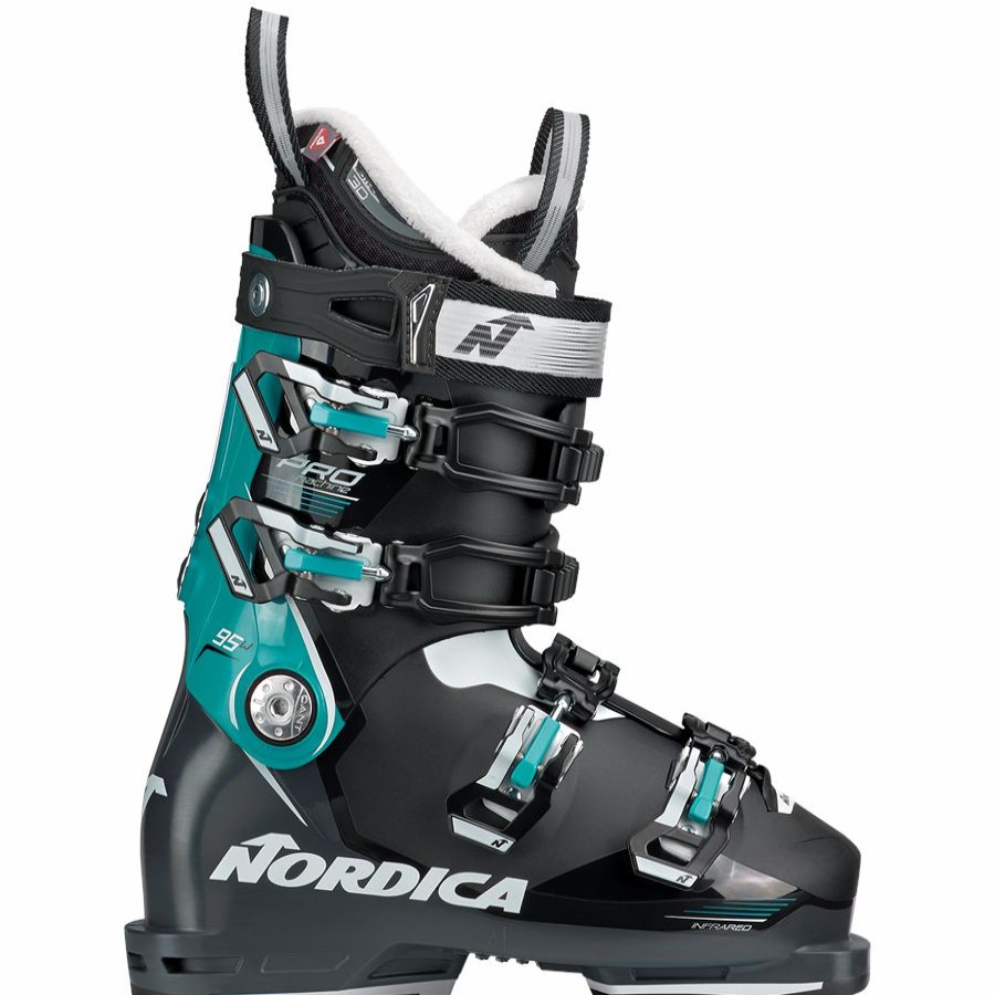 Snowsports * | Nordica Promachine 95 W Ski Boots Women'S 2023 Black /Anthracite /Blue